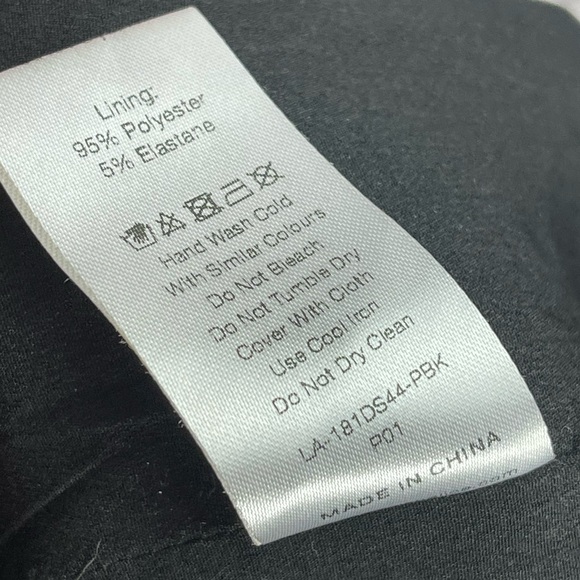 Lavish Alice size 22 Black Pleated Bardot Rose Mini Dress - Picture 5 of 7